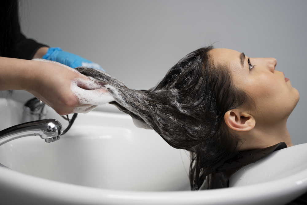 beautiful hair process keratin treatment 1