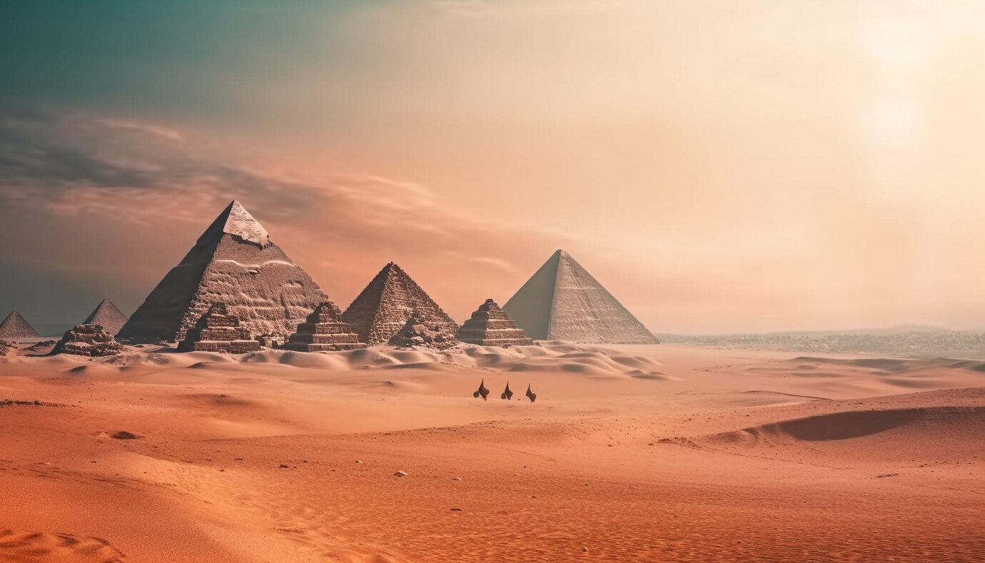 majestic pyramid shape awe inspiring ancient civilization monument generated by ai 188544 21352