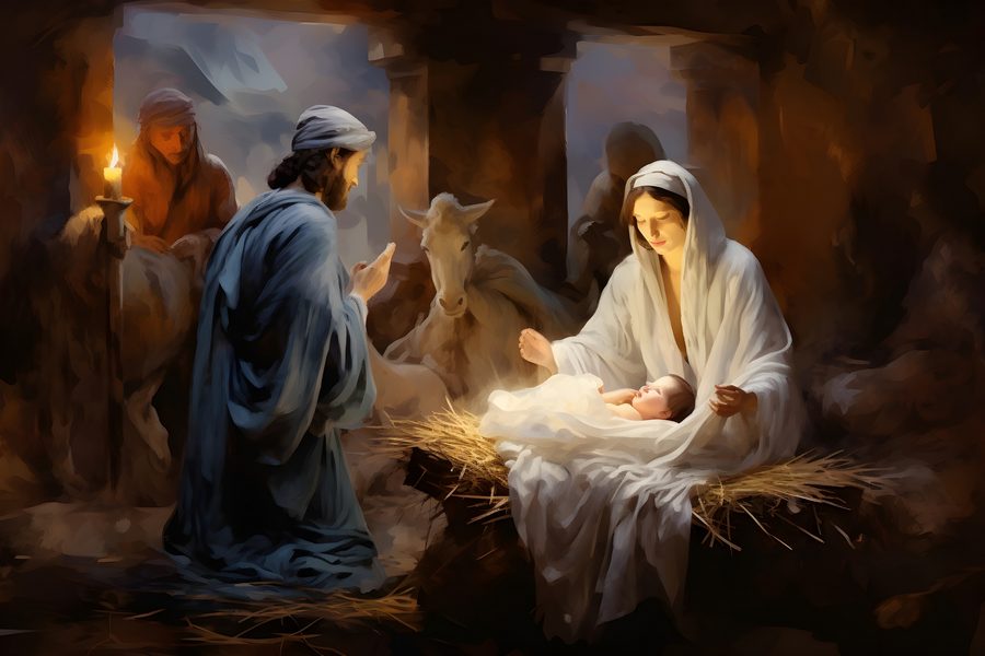 Когда Рождество в 2025 году: история и традиции праздника 1 digital art style traditional christmas scene 1