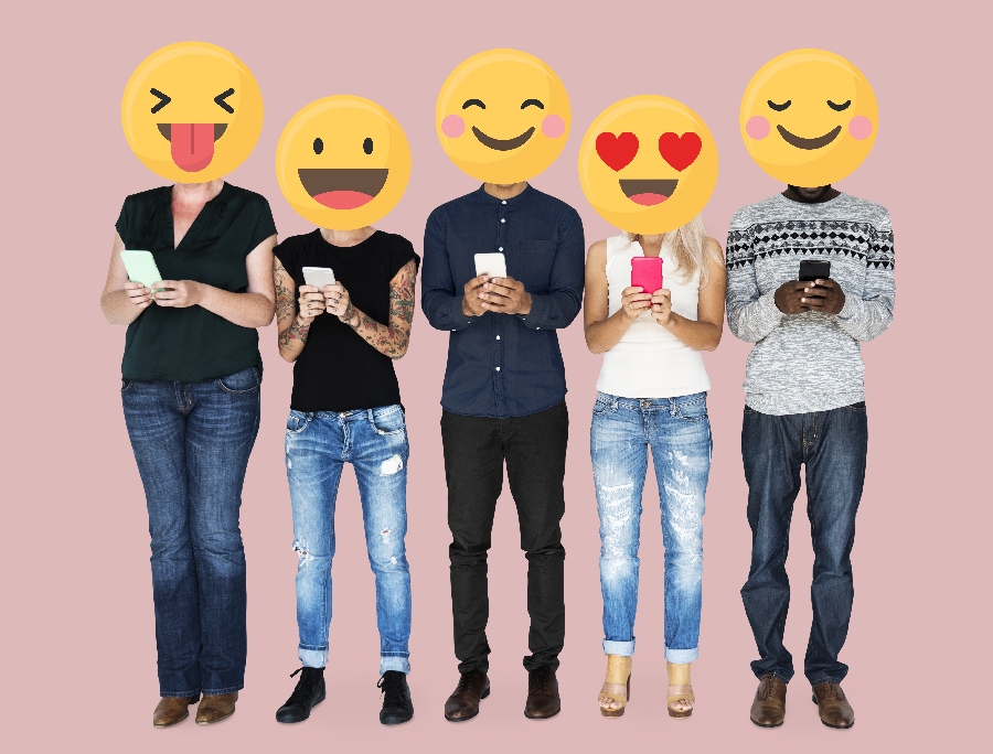 emoji faces social media