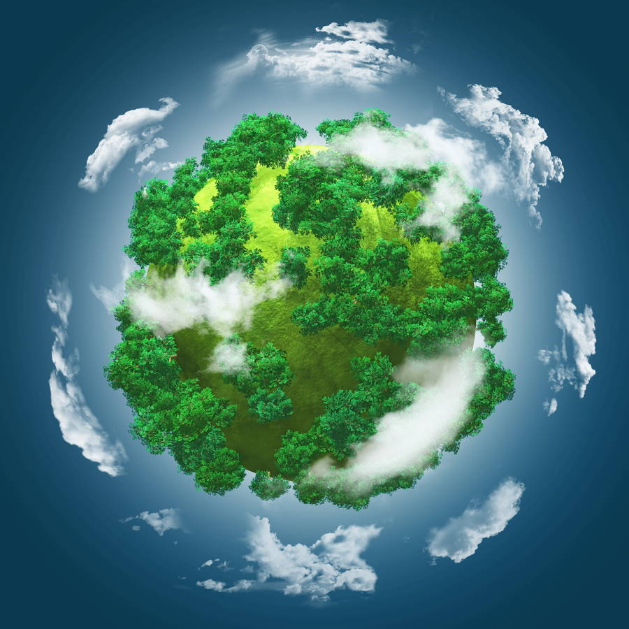 sphere with trees 1
