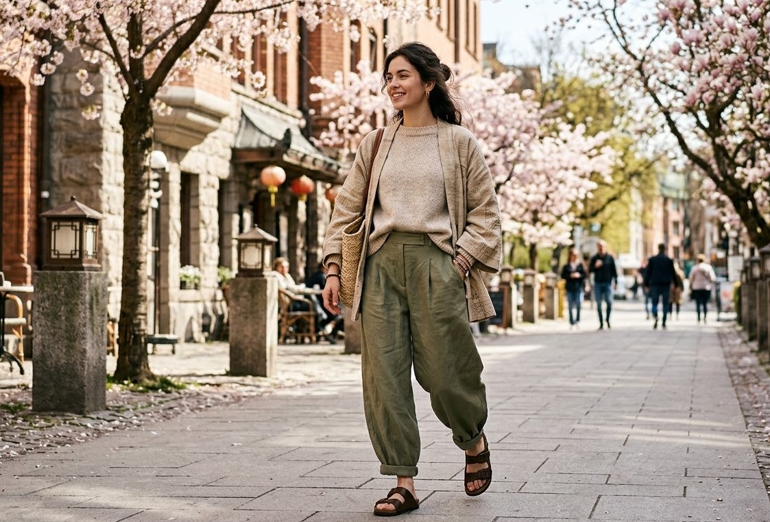 Весенний гардероб-2026 в Барановичах: что носить в межсезонье, чтобы было тепло, стильно и практично 3 total look2